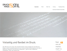 Tablet Screenshot of druckhaus-stil.de